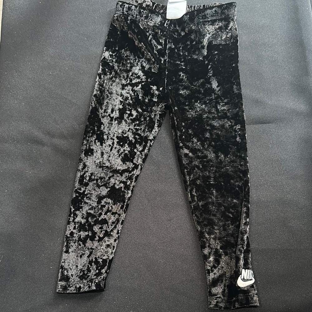 Nike Black Velvet Kids Joggers